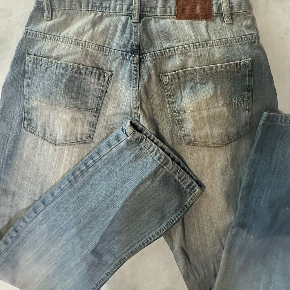 Evolution Artisan Denim 36 X 32 Light Blue Jeans Cotton